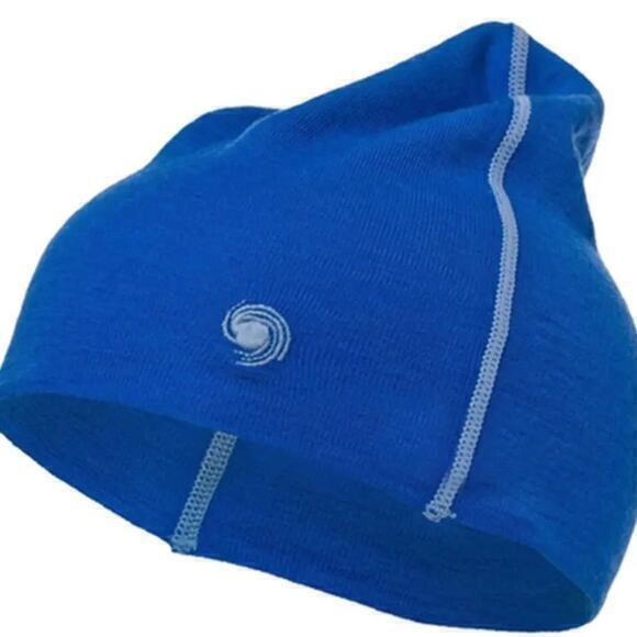 New  blue merino wool baby’s cap 0-2 years - Picture 1 of 6